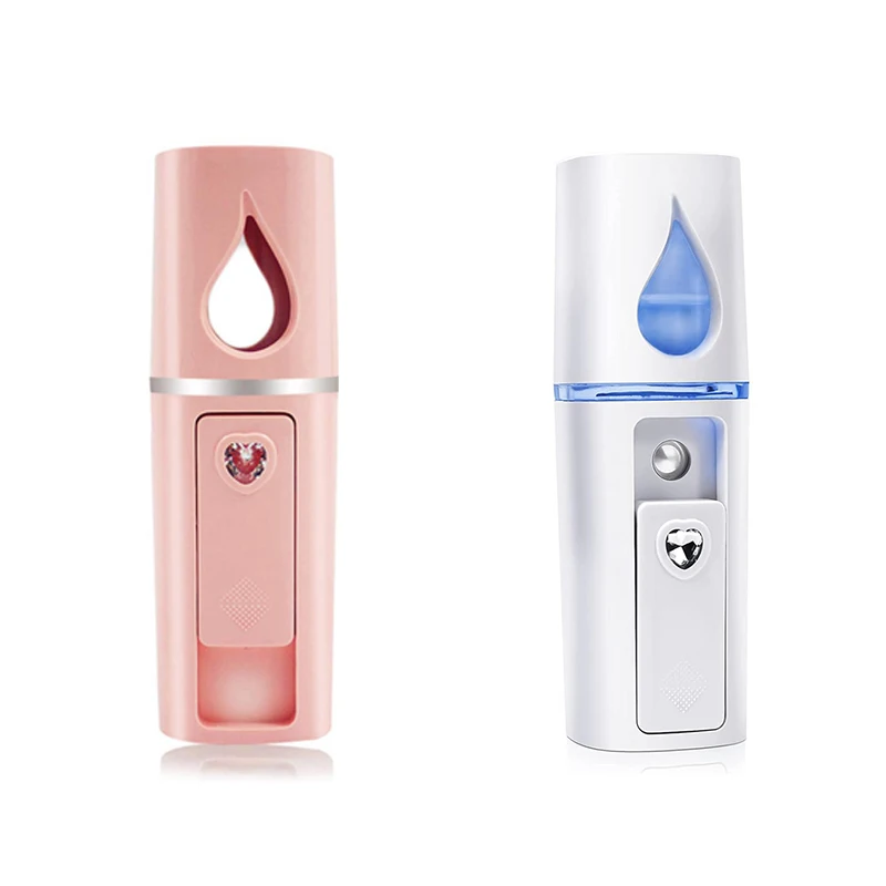 

Portable Nano Facial Mister Mini Facial Steamer Atomization Eyelash Extensions with Mirror
