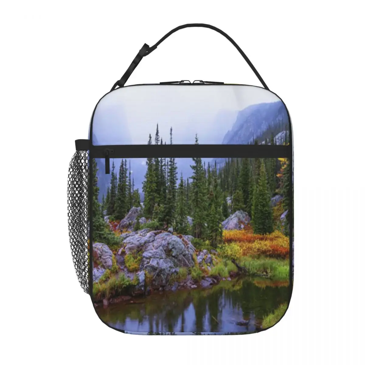 

Saturated Forest Chad Dutson Lunch Tote Lunch Box Thermal Lunchbox Lunch Bag For Kids