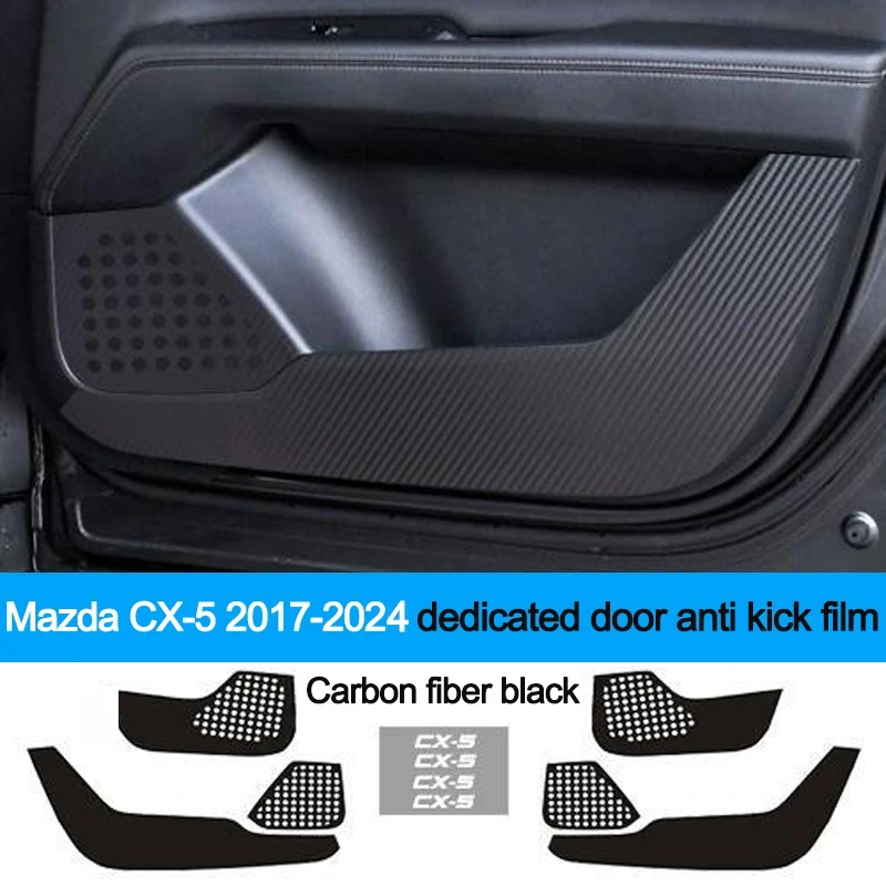 

Автомобильная Внутренняя дверь, Противоударная пленка, защитный чехол против царапин для Mazda CX-5 CX5 2nd Gen 2017-2024, автомобильные аксессуары, защита