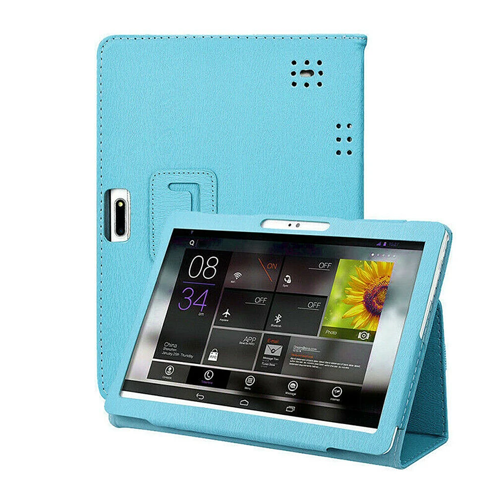 

Universal Protection cover Leather Case for 10 10.1 inch Android Tablet PC Foldable Tablet Cases Protective Cover New