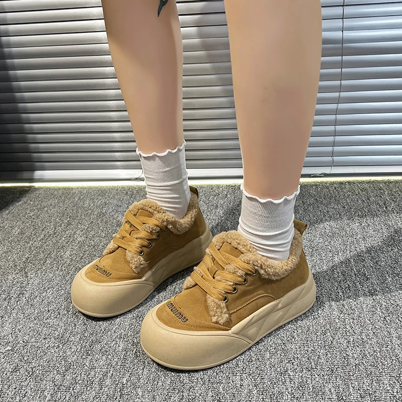 Зимняя обувь женская универсальные сабо Modis на платформе платье в британском