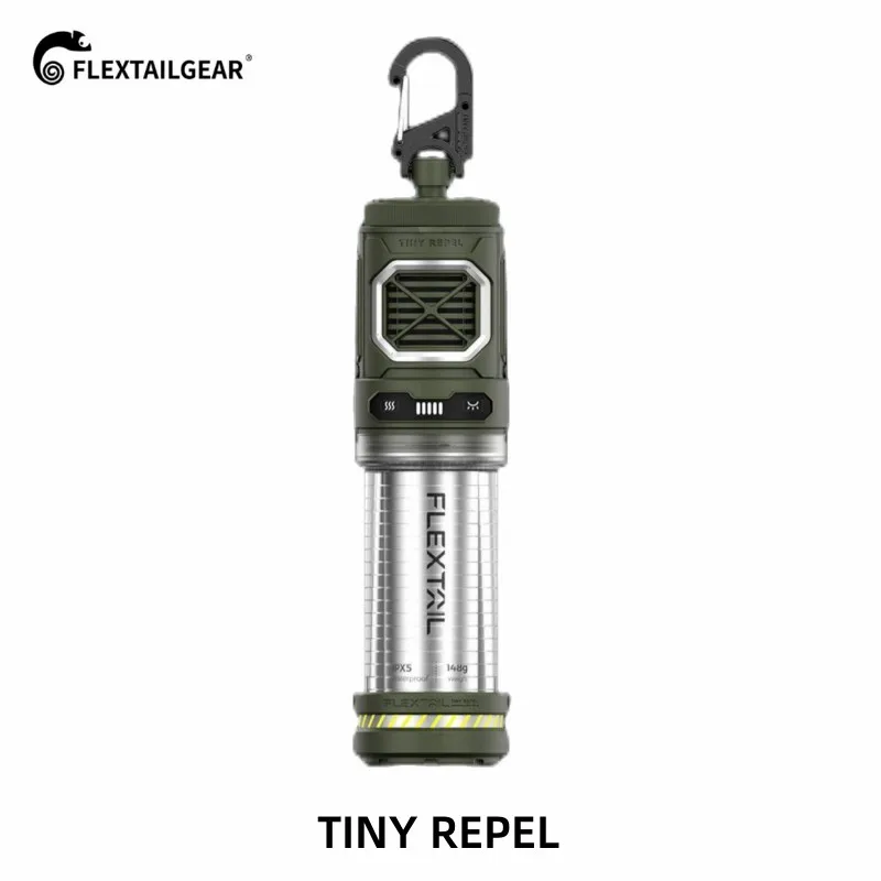 FLEXTAILGEAR Tiny Repel Outdoor Portable Mosquito Repellent Lamp IPX5 Ultralight Waterproof Mini Electric Camping Fishing Tools