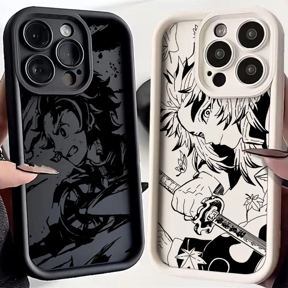 Фото Чехол для телефона Demon Slayer Kamado Tanjirou для Samsung Galaxy A16 A06 A35 A55 A25 A05s A15 A54 A34 A24 A14 A05 4G 5G ТПУ задняя крышка №1