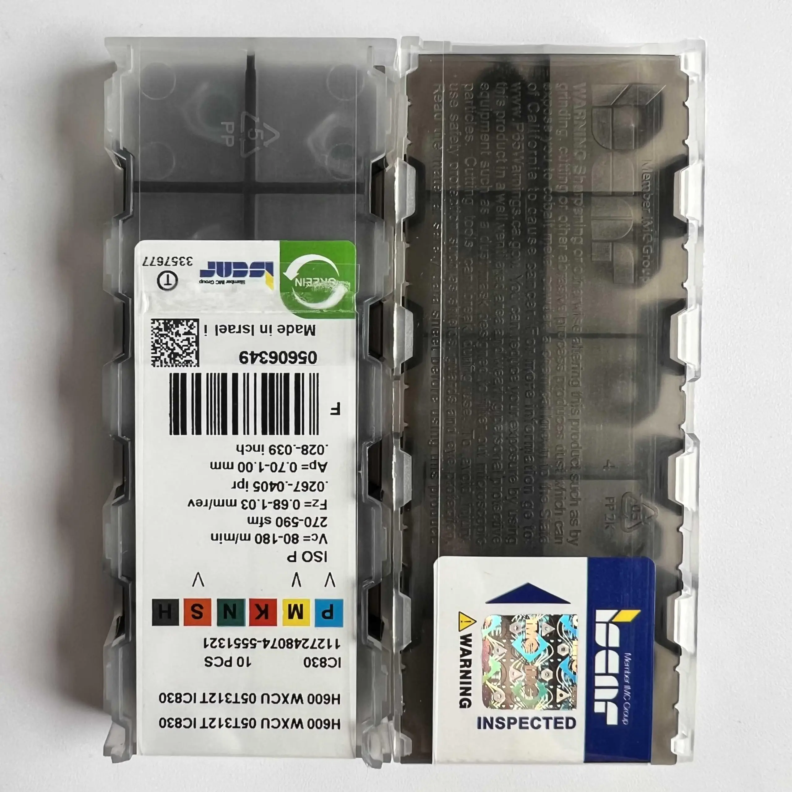 H600WXCU05T312T IC830/Оригинальное лезвие из сплава с ЧПУ 10 шт.