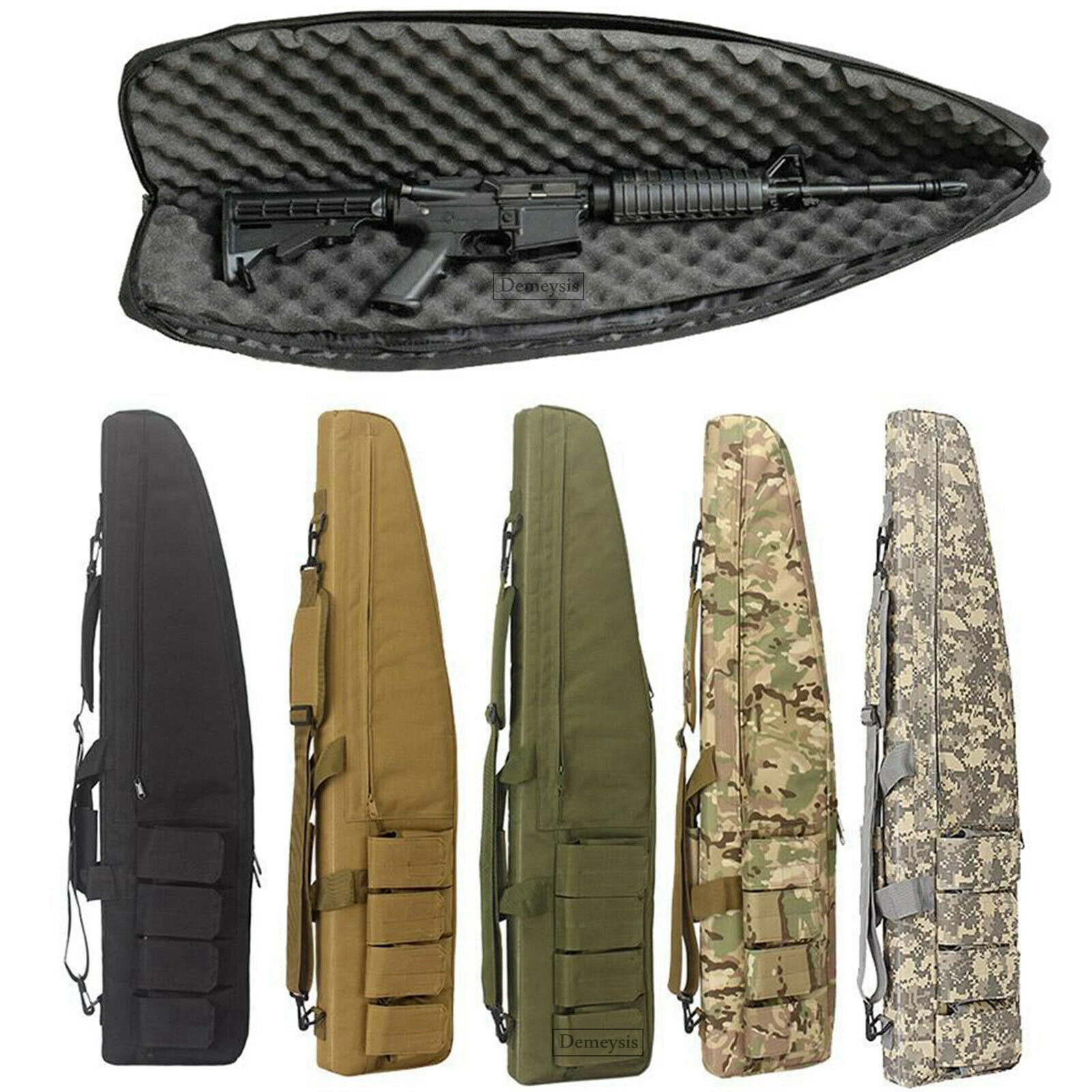 Tactical Army Gun Bag Nylon Hunting Shooting Rifle Bags Air Shotgun Case Backpack Airsoft CS War Game Equipment