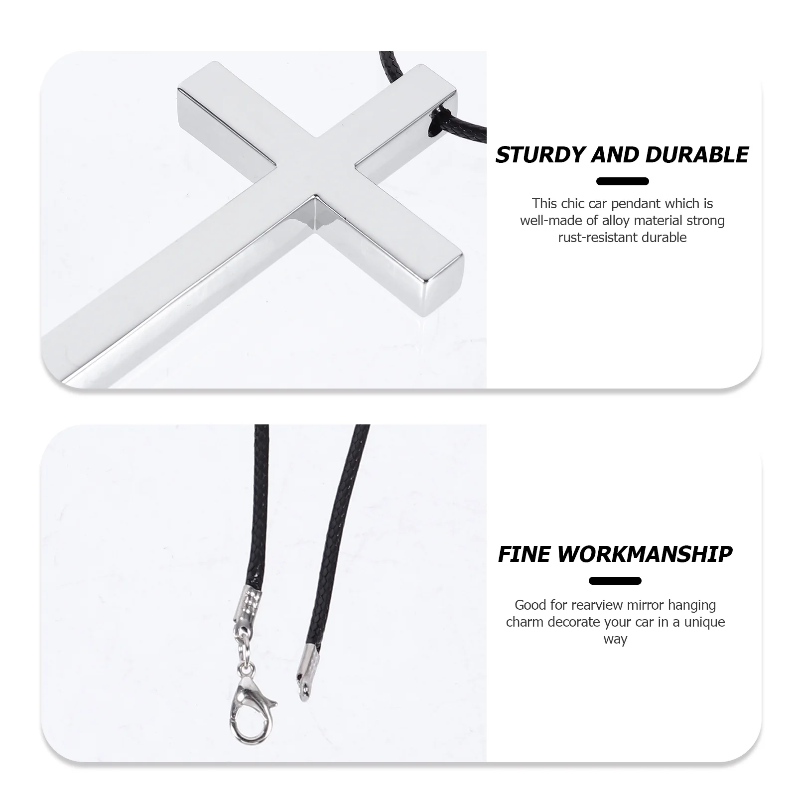 Орнамент Зеркало заднего вида Автомобильный подвесной декор Крест