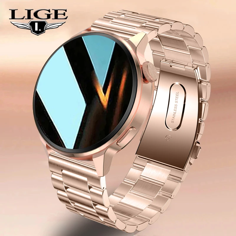 

Смарт-часы LIGE с Bluetooth, GPS, пульсометром, ЭКГ, ППГ