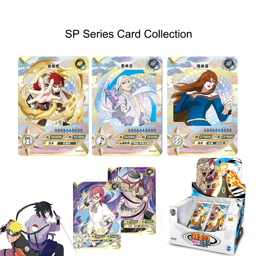 

KAYOU Naruto Cards Rare Limited Classic Anime Hot Stamping White Rainbow Colorful Collection Card Board Game Battle Card