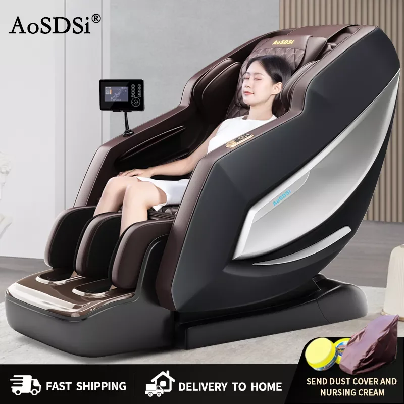 

NEW2023 AoSDSi luksusowy fotel do masażu domu w pełni automatyczny wielofunkcyjny 4D Zero Gravity kapsuła kosmiczna SL przewo