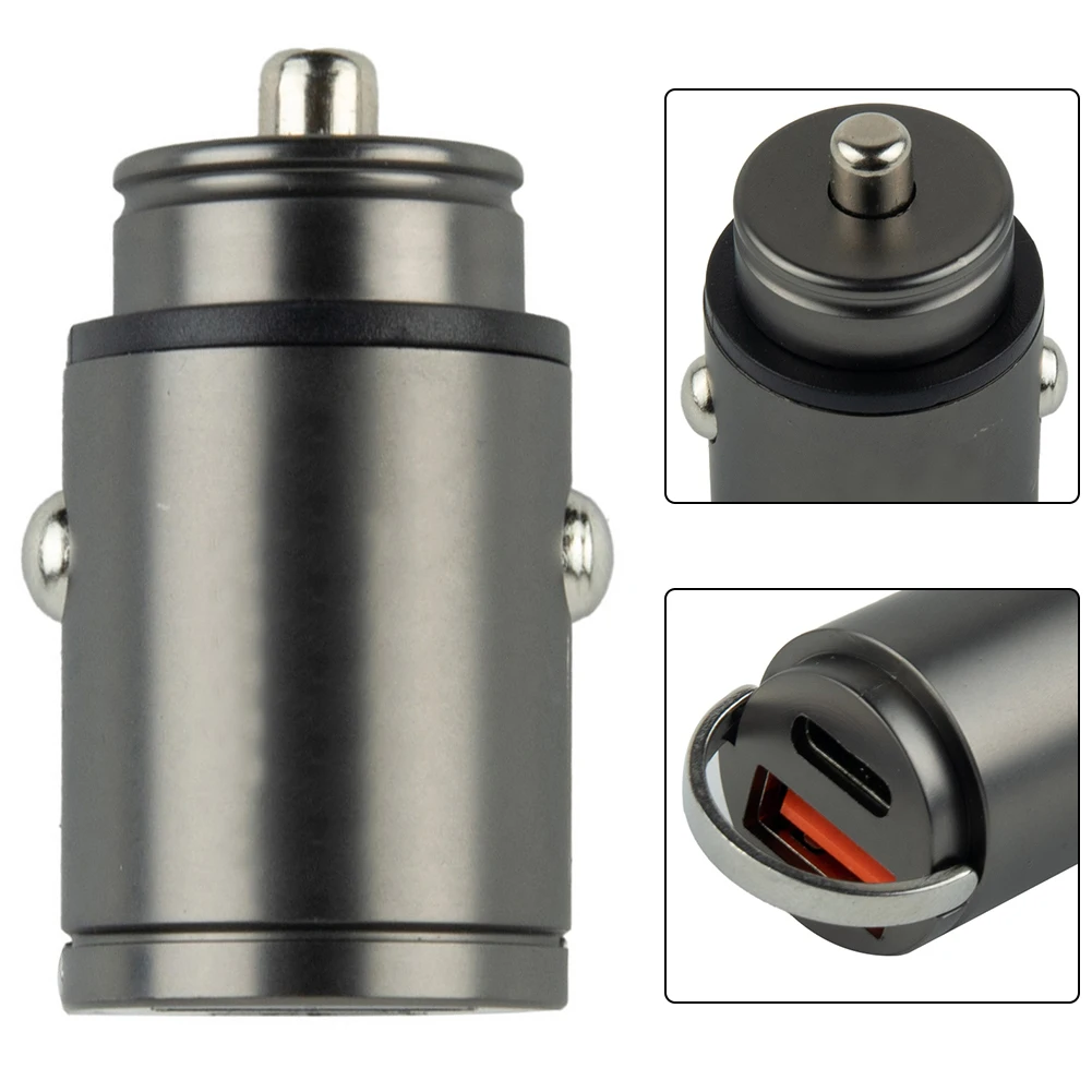 

Автомобильное зарядное устройство с двумя USB-портами, 30 Вт