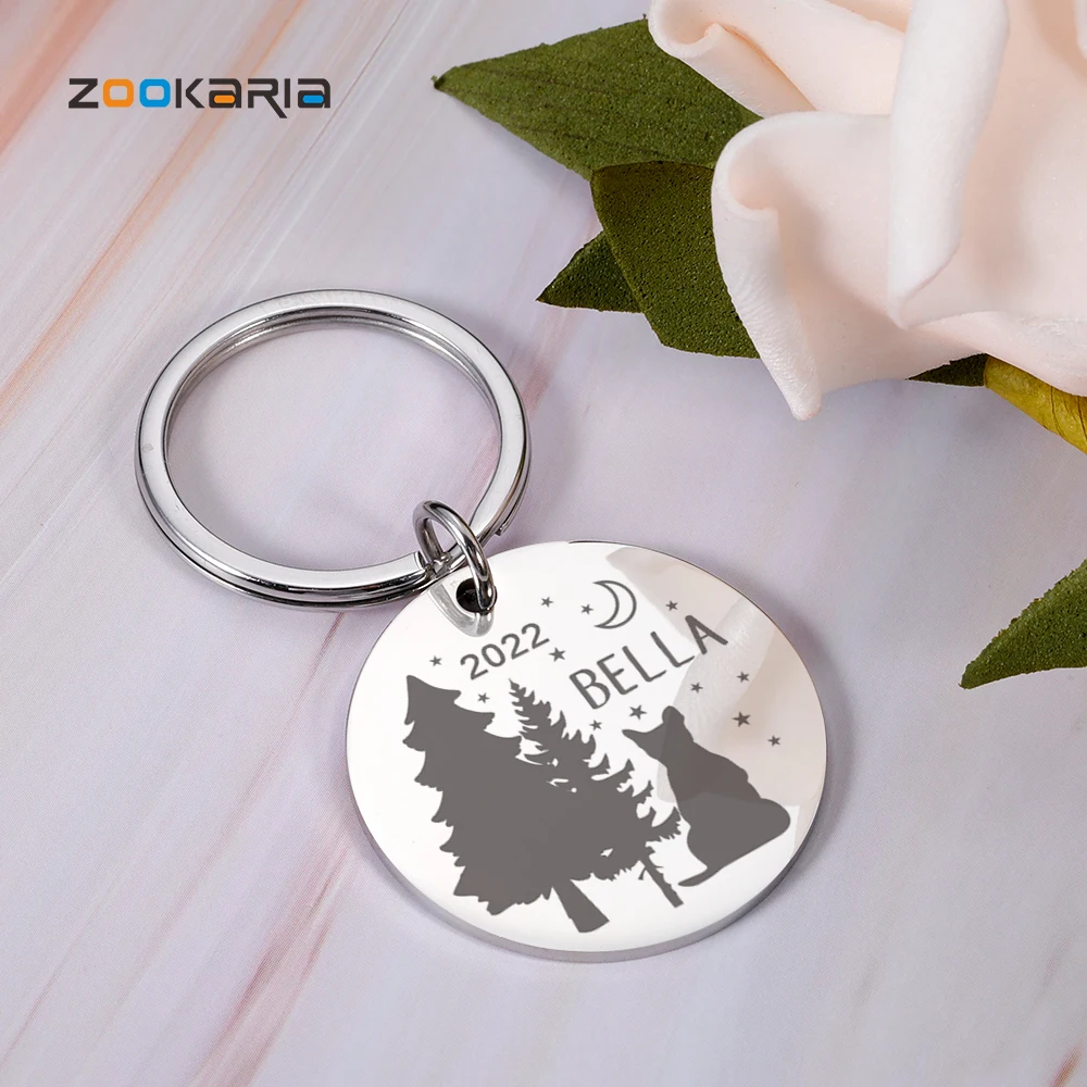 

Табличка на собачий ошейник с надписью на выбор