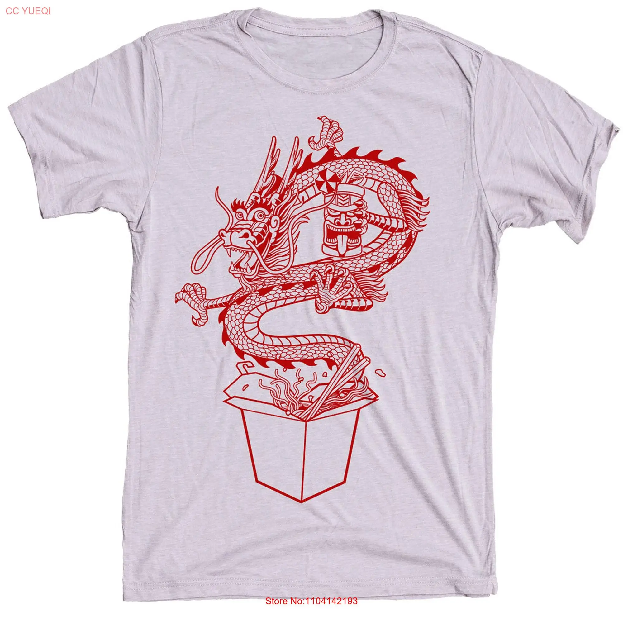 Футболка Dragon Tiki с длинным или коротким рукавом