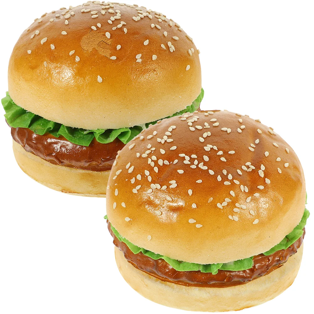 

Simulated Hamburger Model Artificial Props Shop Decors Simulation Food Scene Layout Party Decorations Dining Room Table