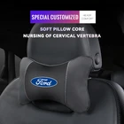 Подушка на подголовник автомобильного сиденья из пены с эффектом памяти для Ford Focus Mk2 Mk3 Fiesta Ranger Mondeo S-MAX Kuga Mustang Escort KA Flex, 12 шт.