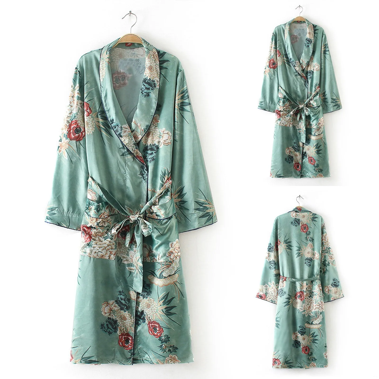 Женская пижама весна-лето 2022 домашняя одежда женский халат СВОБОДНЫЙ Модный с