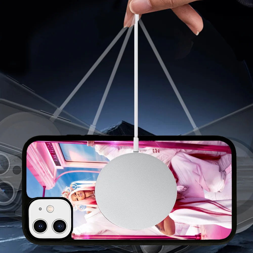 Hot Singer N-Nicki M-Minaj Phone Case Magnetic For IPhone 16 14 13 12 11 15 Pro Max Plus Magsafe Wireless Charge Cover