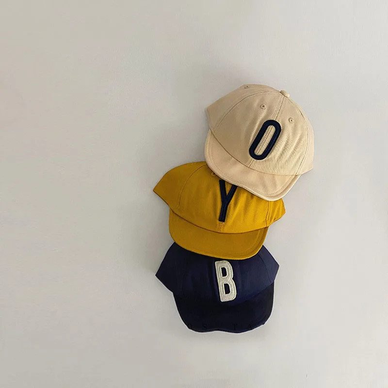 

Детская бейсболка От 2 до 6 лет для маленьких мальчиков и девочек, хлопковая кепка с защитой от солнца, повседневные Простые шапки для младен...