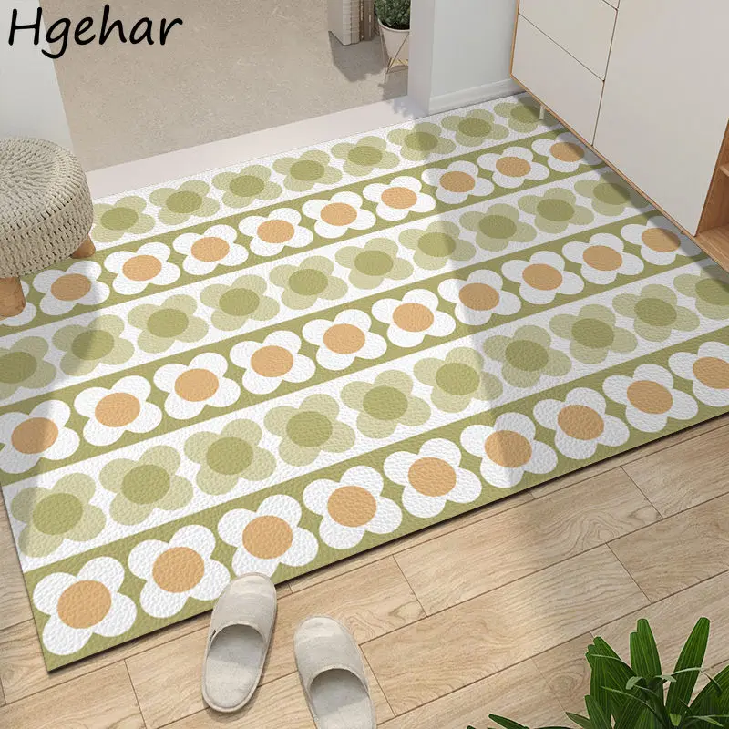 

Mat Home Geometry Waterproof Oilproof Kitchen-mat Anti-slip Chic Bath-mat Soft Bedroom Floor Living Room Doormat Simple Elegant