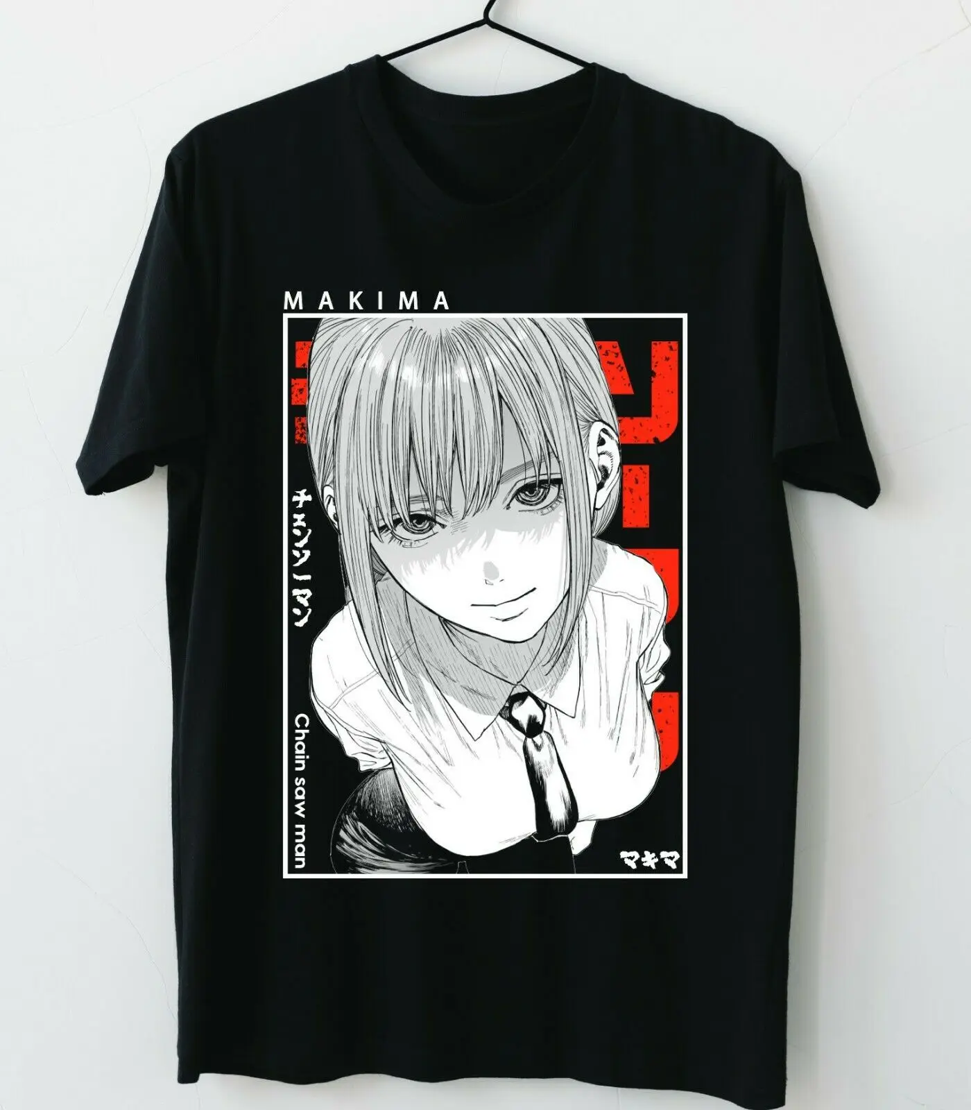 

Chainsaw Man Denji and Makima T-Shirt Men & Women Manga T-Shirt Pochita