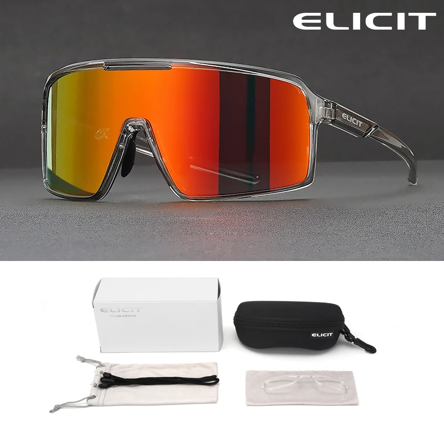 ELICIT 2024 уличные велосипедные очки для мужчин и женщин спортивные солнцезащитные