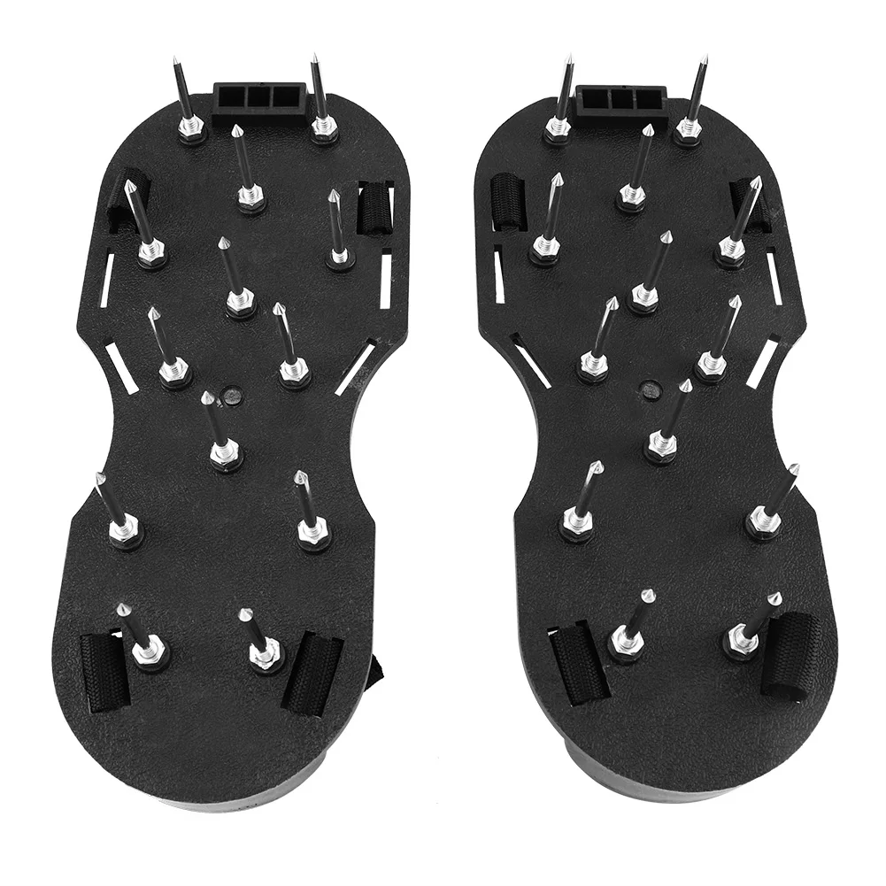 1 пара садовый двор трава культиватор скарификация газон аэратор ногтей обувь