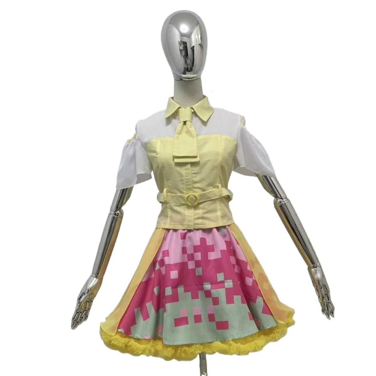 Фото Новый костюм Kamen Rider Cos ExAid Poppy Fake No Tomorrow That, юбка для косплея с аксессуарами №4