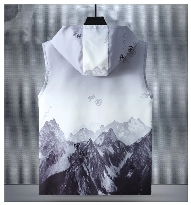 Модная брендовая одежда для весны и лета тонкая рабочая жилет мужские большие