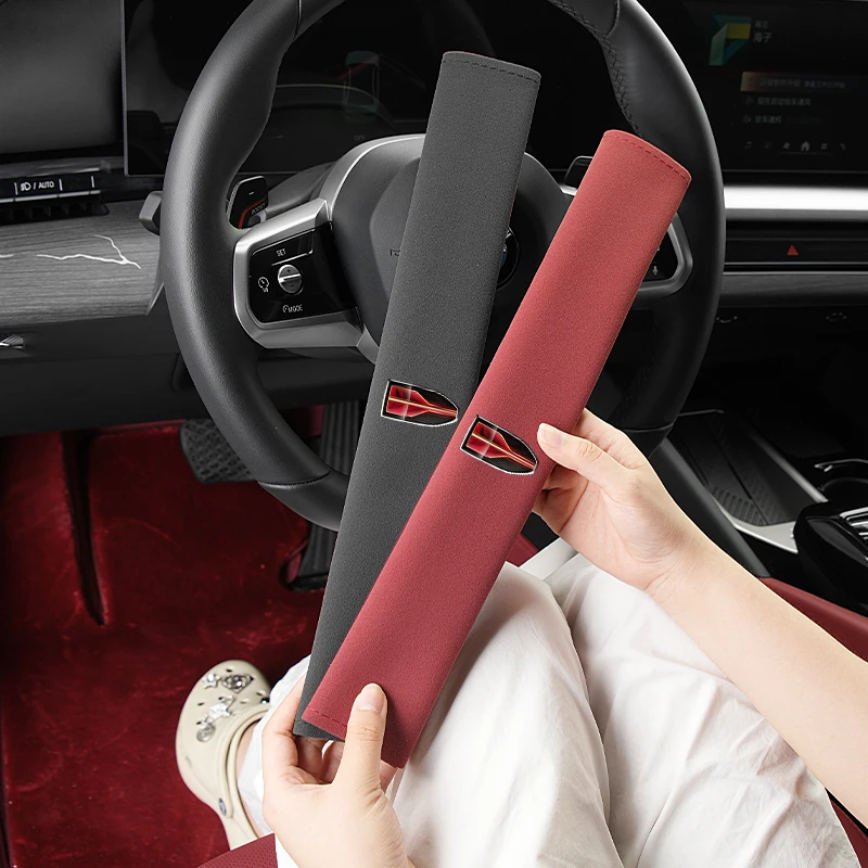 Удлиненный чехол на ремень безопасности из искусственной кожи 40 см защита ремня