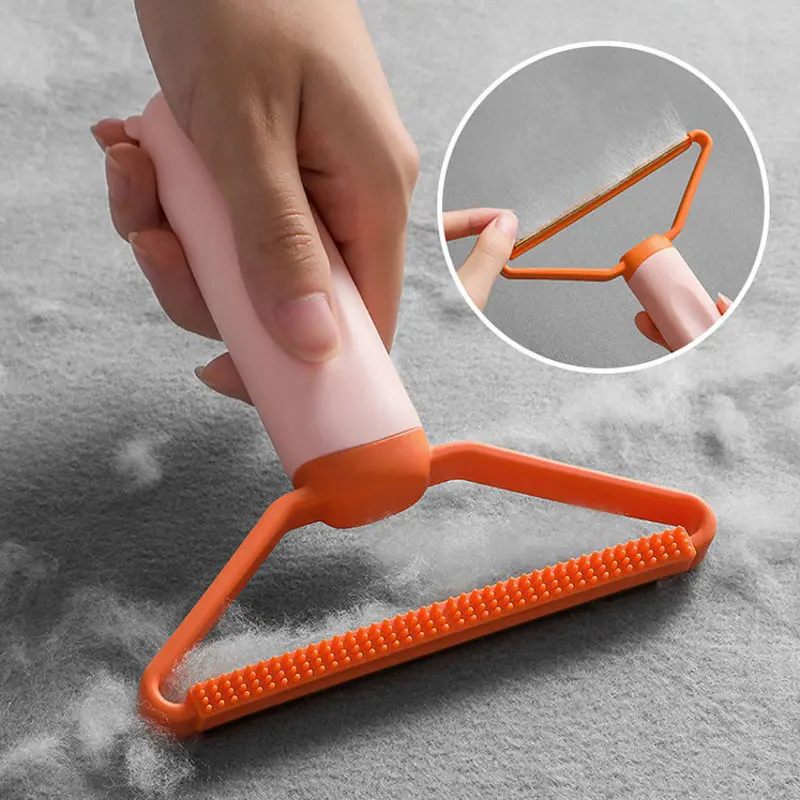 

Portable Lint Remover Double Side Clothes Fuzz Fabric Shaver Pet Hair Brush Household Sweater Woven Coat Cleaning Tools