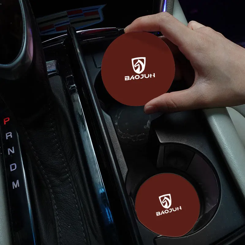 

Car Cup Holder Coaster Car Anti Slip Embedded Coaster Car Interior practical For Baojun 510 730 360 560 RS-5 530 630 Accessories