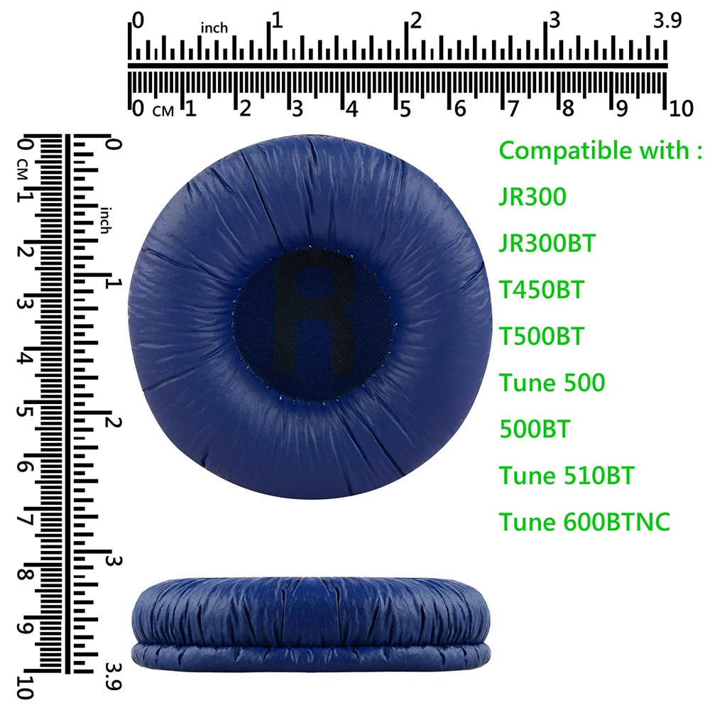 Сменные поролоновые амбушюры губчатые для наушников JBL JR300 JR300BT T450BT Tune 500 500BT 510BT T450