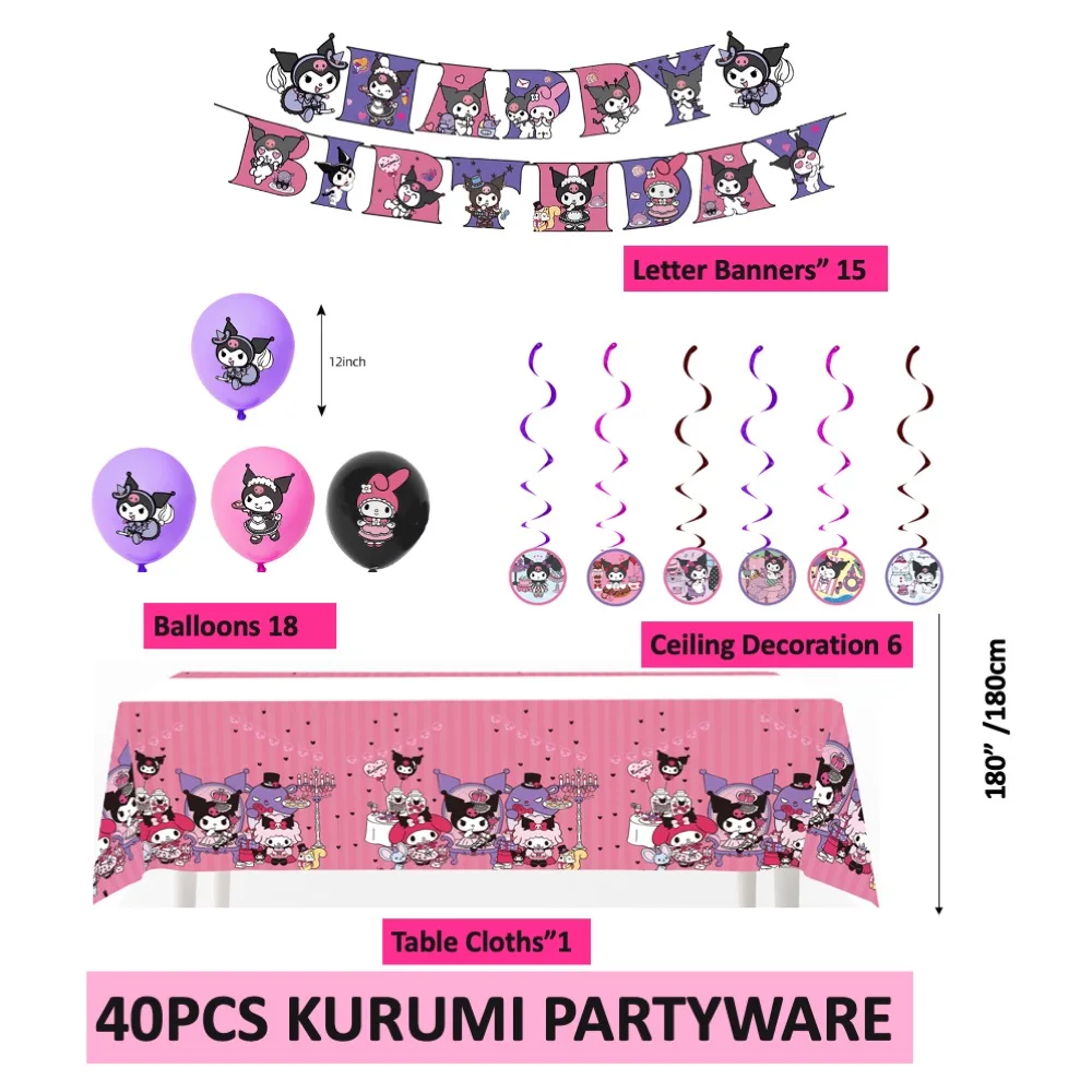 

40 шт., Декоративная скатерть Kurumi для школы и колледжа