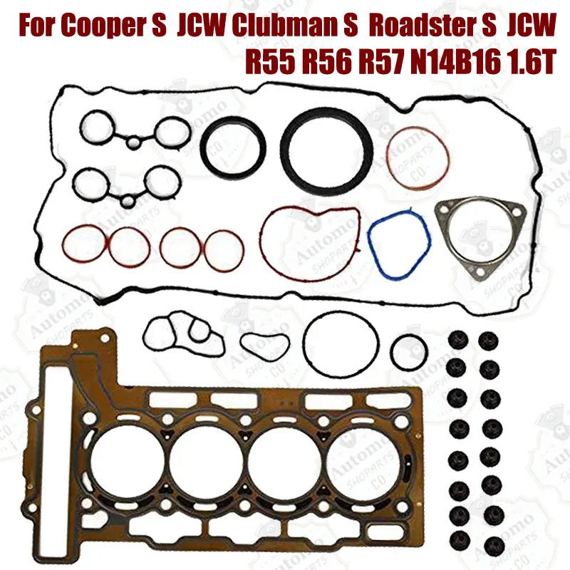 Комплект уплотнений для капитального ремонта двигателя Cooper S JCW Clubman Roadster R55 R56 R57