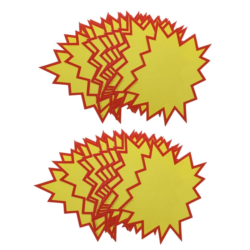 

Supermarket Stores Sale Promotion Advertising Sign Price Tags 20 Pcs