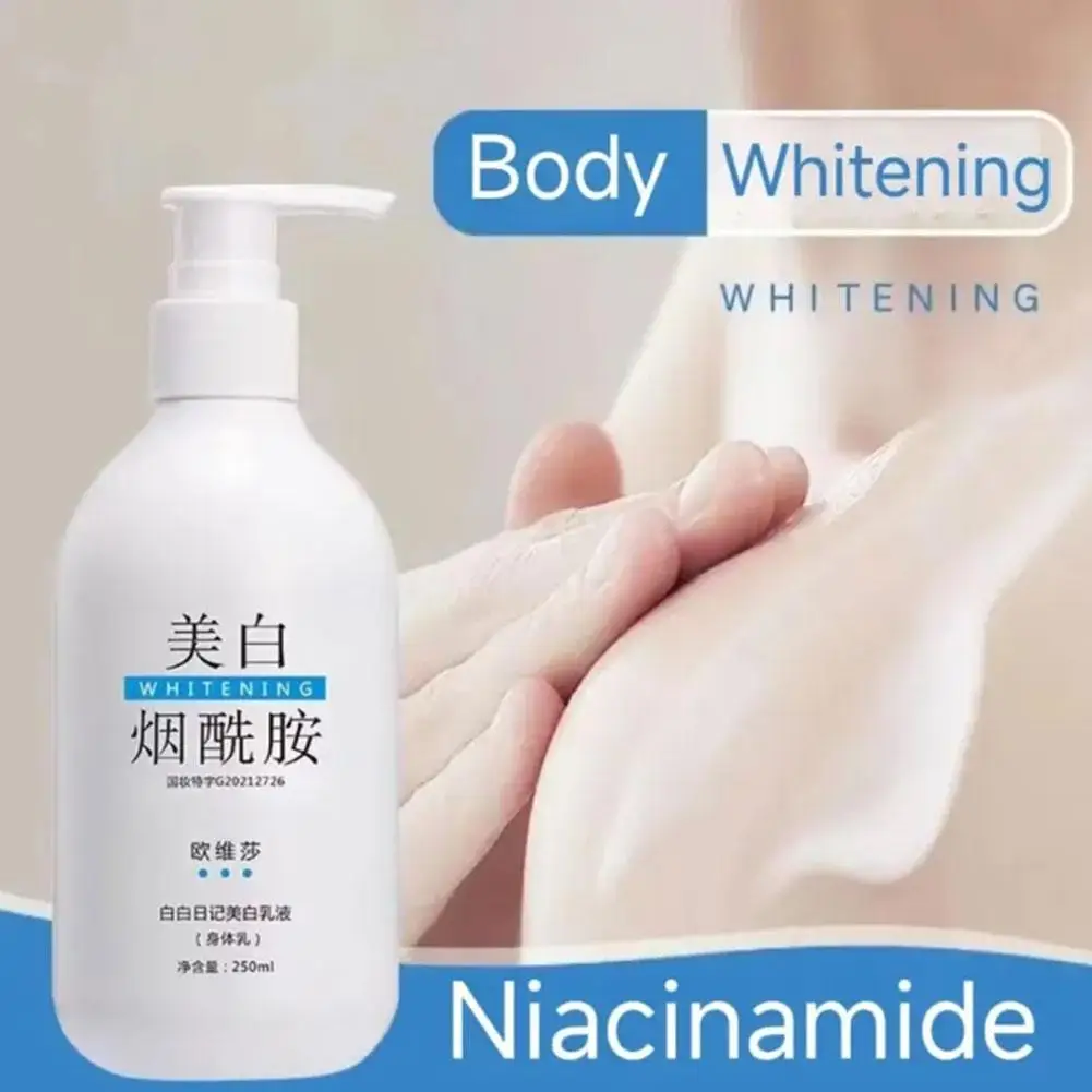 

Whitening Niacinamide Body Lotion Permanent Whitening Aging Anti 250g Lightening Care Skin Moisturizing Hydrating Smoothing L8O7