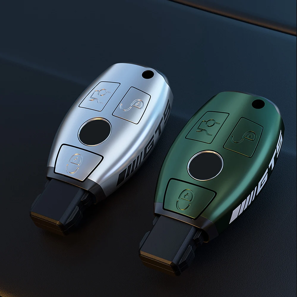 

High Quality Car Key Case Cover Bag PC For Mercedes Benz C E S Class W203 W204 W205 W211 W212 W213 W220 W221 W222 With Keychain