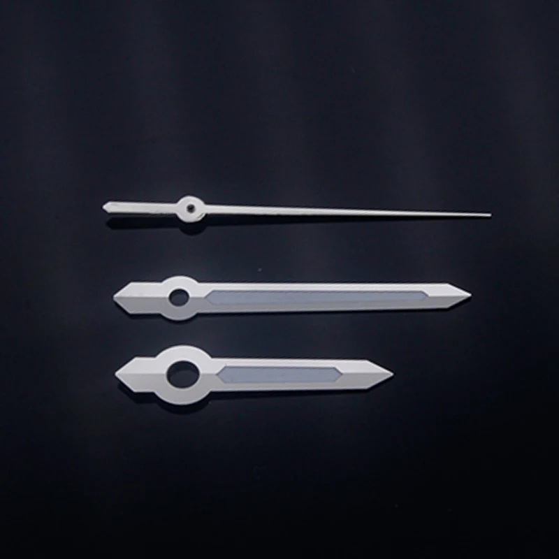 Rose Gold Silver 8215 Watch Hands Fits Miyota 8215 8205 2813 Movement Green Luminous GMT Hands for Mechanic Watch Pointer