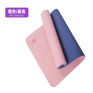 

2023 Fitness mat posture line yoga mat tpe two-color 66CM wide yoga mat