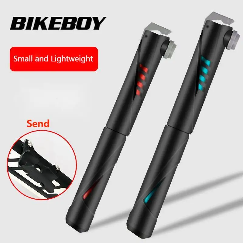 

Bike Air Pump Mini Portable MTB Road Bike Pump Cycling Basketball Inflator American French Mouth Universal Bicycle Accessories