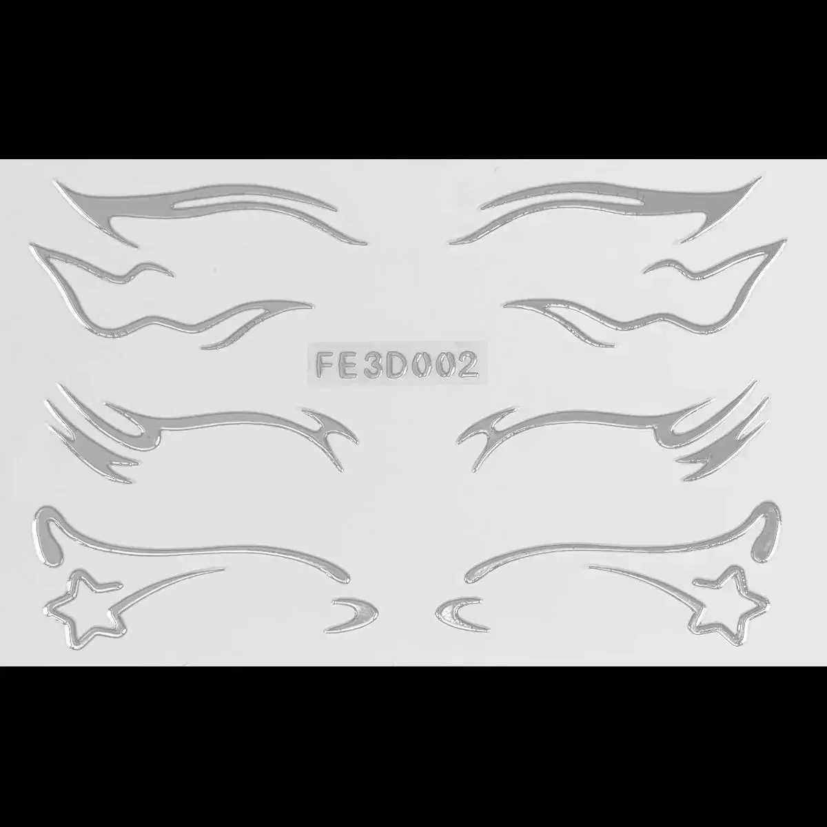 Лазерные наклейки для глаз и бровей