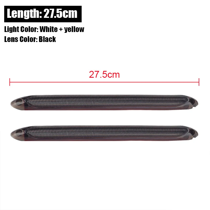 

2 шт./пара DRL дневные ходовые огни, подходящие для всех моделей транспортных средств, светодиодные указатели поворота, автомобильные аксессуары, передние светодиодные автомобильные огни