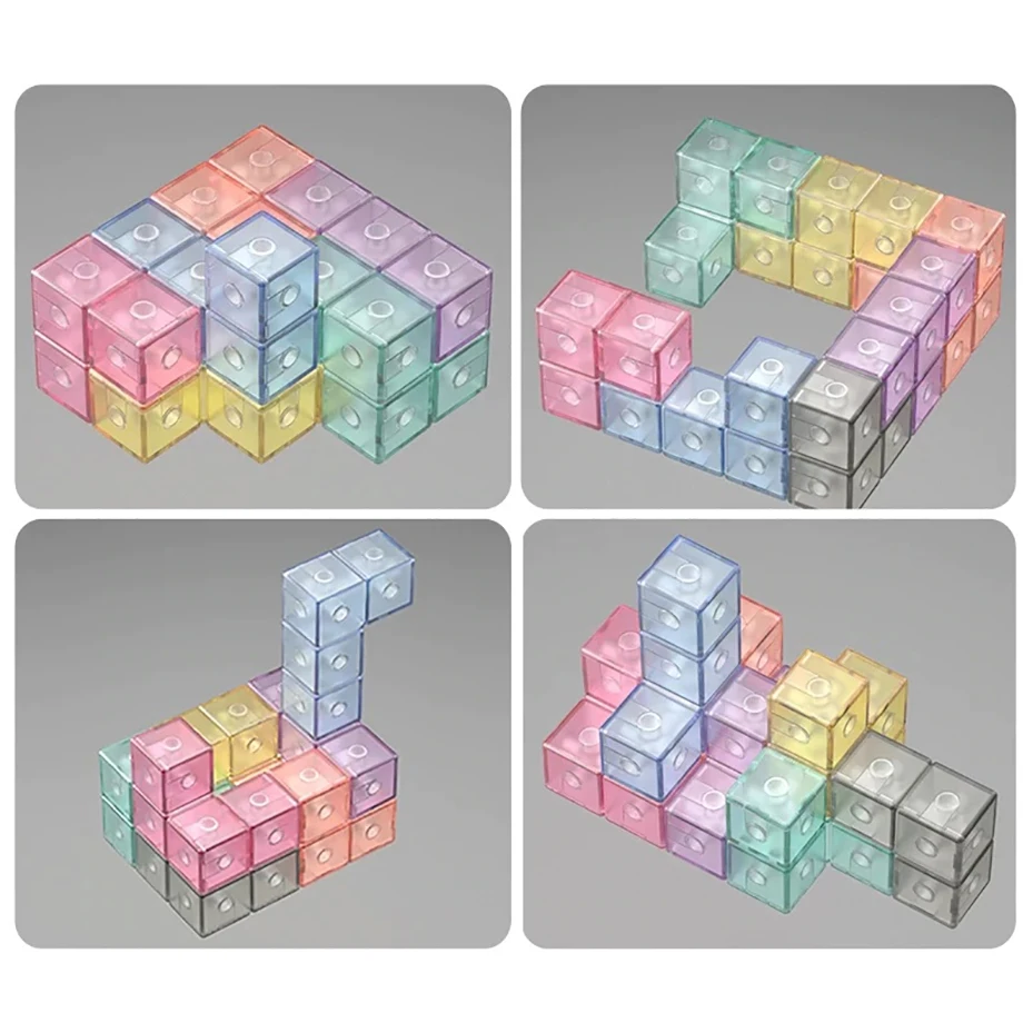 Куб-Тетрис Qy Toys Magnet Cube Blocks (Доставка из России) игра для детей |