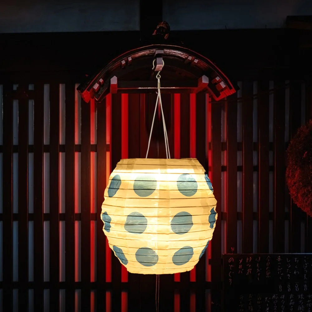 

Водонепроницаемый нейлоновый светодиодный круглый фонарь на солнечной батарее, 21 см