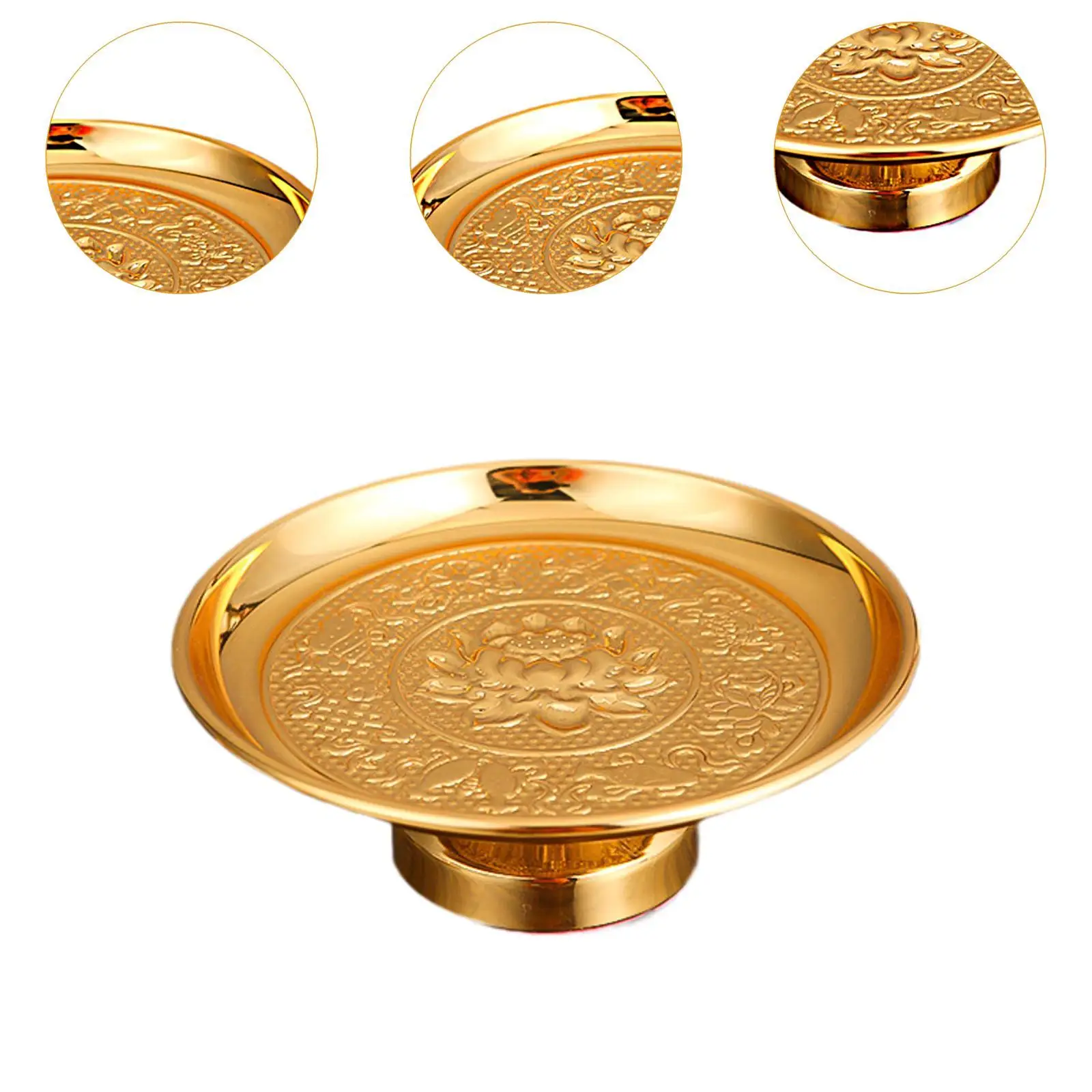 Temple Fruit Tray Stable Base Counter Storage Decoration Buddhist |