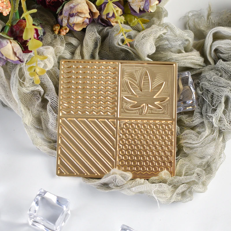 Пластина для штамповки кубиков льда латунные формы штампов волнистый узор