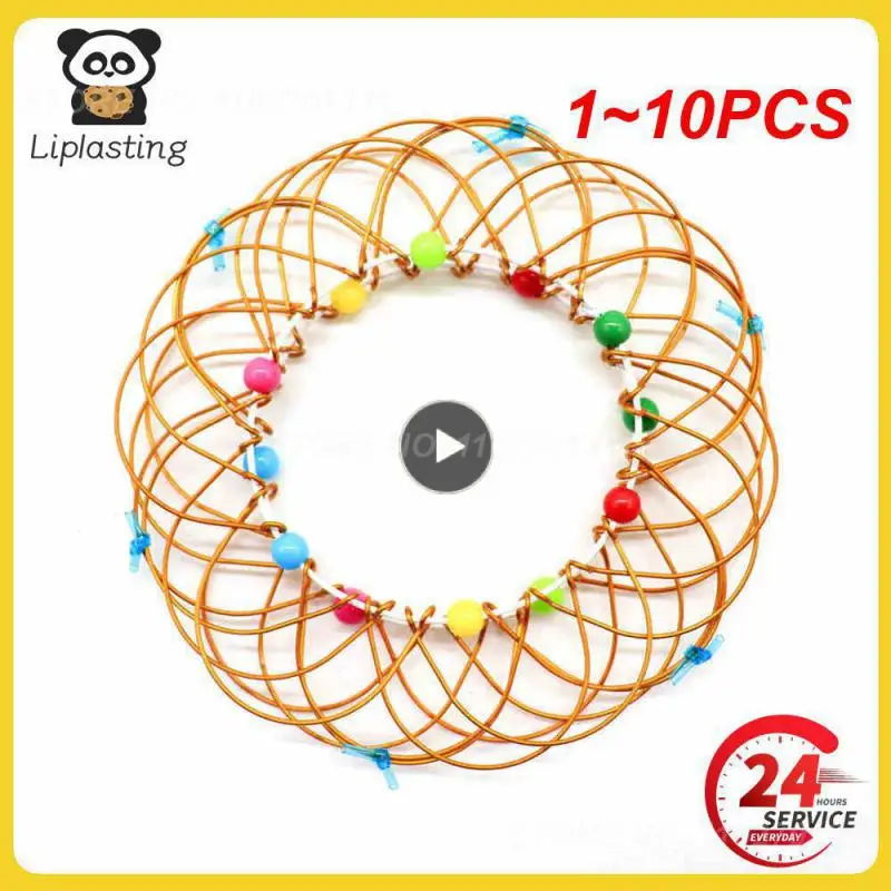 

1~10PCS Datura Toy Category 36 Variable Soft Steel Ring Hoop Decompression Fitt Toys