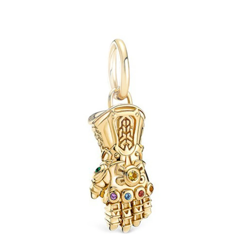 

Fit Pandora Disney Marvel The Avengers Infinity Gauntlet Charm Pendant for Jewelry Making Women Bracelet Bangles Accessories DIY