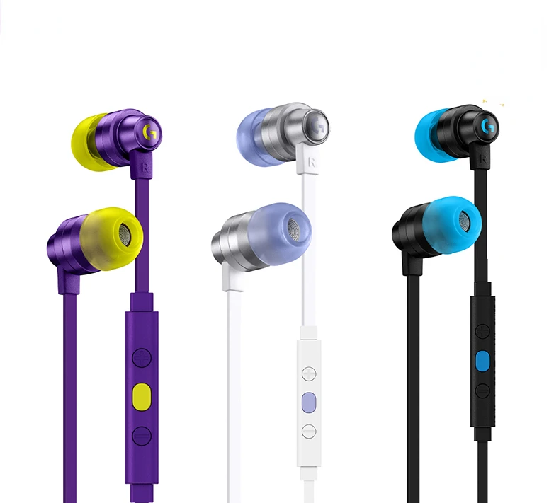 

Игровая гарнитура Logitech G333 KDA, игровые наушники-вкладыши 3,5 мм с HD микрофоном для ноутбука, ПК, игр, LOL наушники