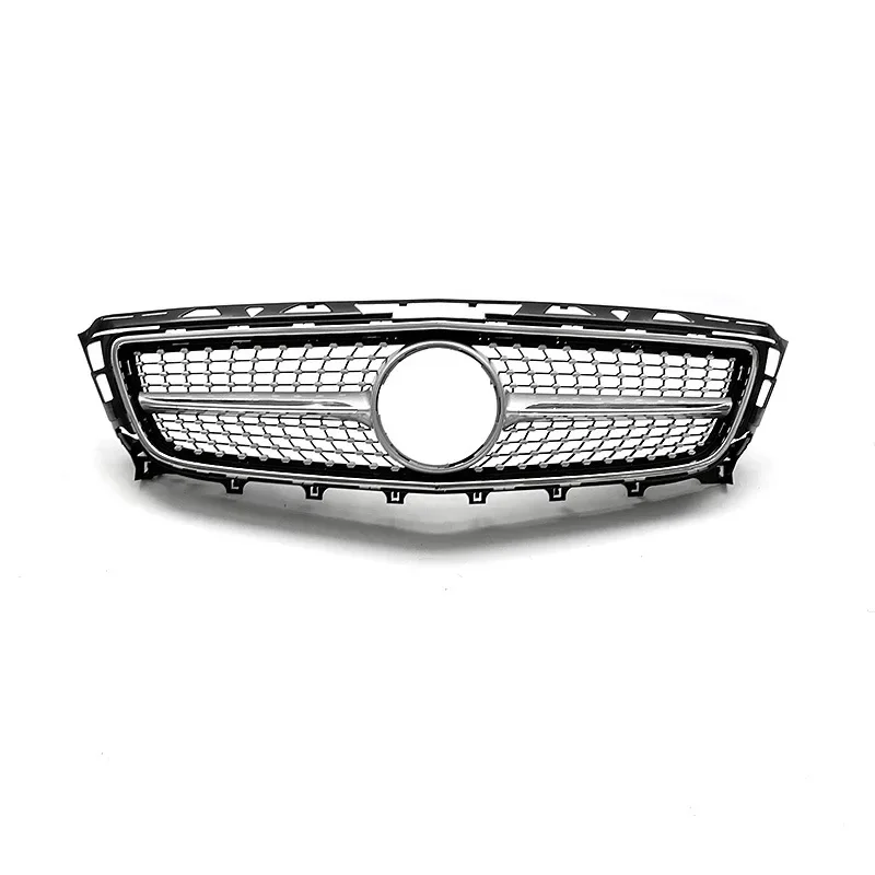 Для Mercedes-Benz W218 CLS Class CLS300 CLS320 CLS400 CLS350 CLS500 2011 2012 2013 2014 Решетка переднего бампера в ромбовидном стиле (art.: 3920cc5f8a38e) - 3920cc5f8a38e