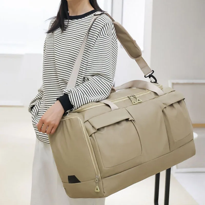 Дорожная сумка отдельная на плечо для сухого и влажного материала большая